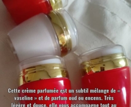 Crème parfumée pour le corps